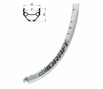 DRAFT CNC, 36H, 28”/29” silver
