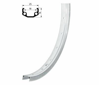 WASPER, 28H, 20” silver