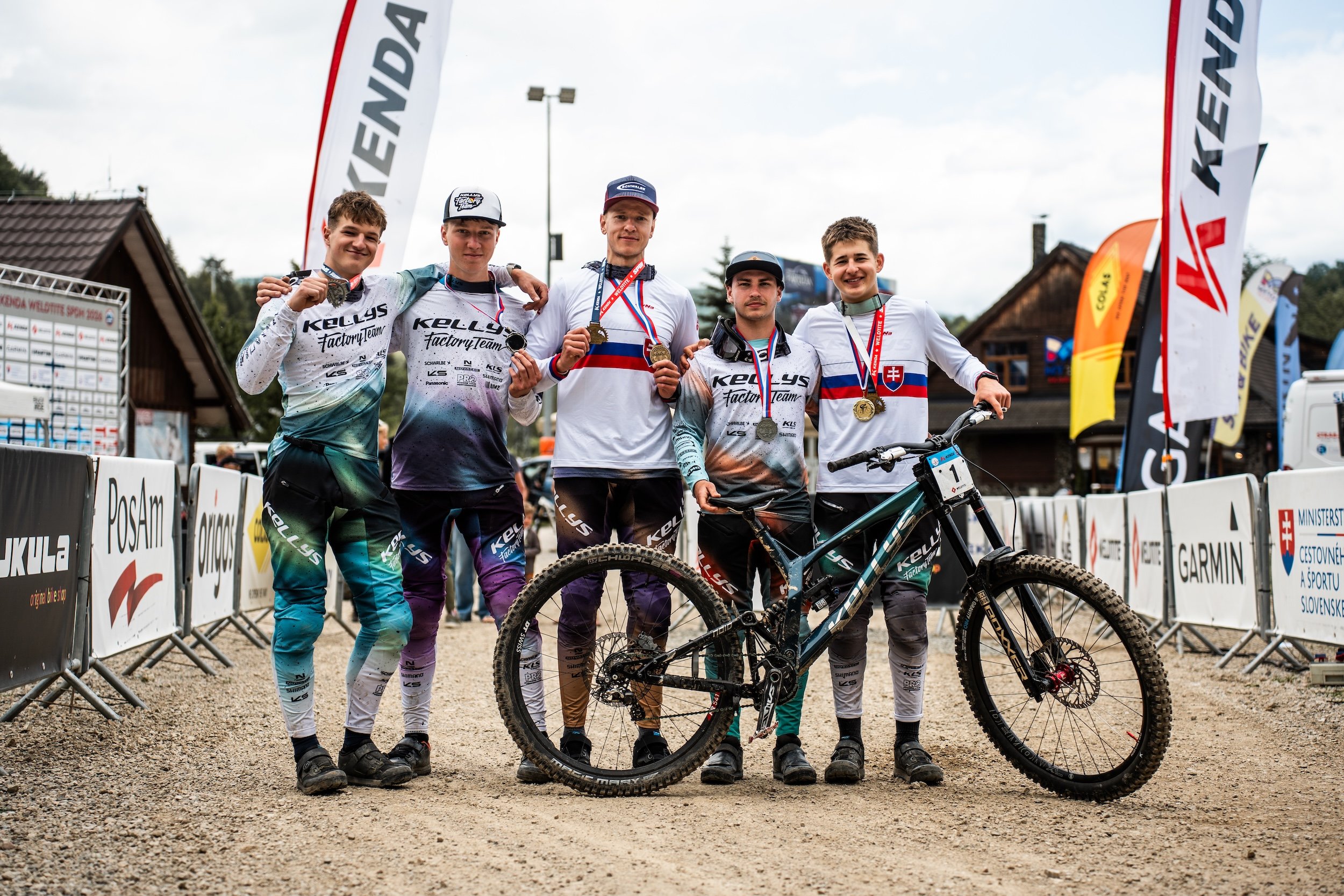 KELLYS FACTORY TEAM 2026: Tituly mistrů Slovenska i úspěchy v Evropě