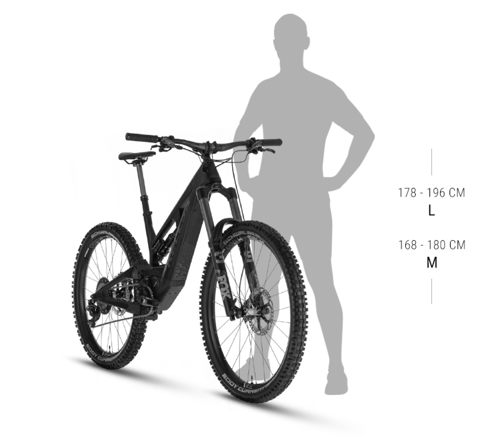 Veľkosť rámu THEOS F70 SH 29/27.5" 820 Wh