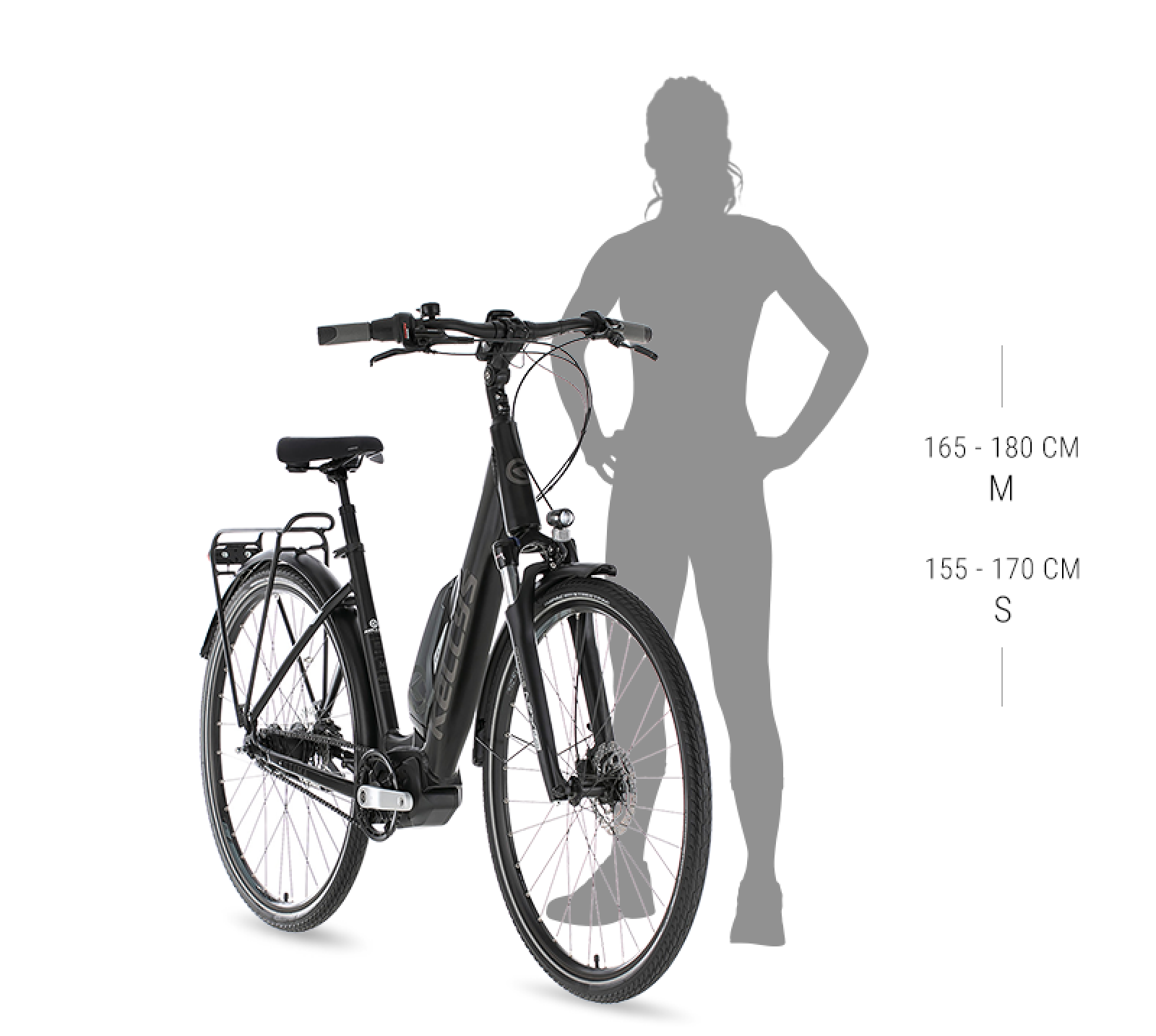 Veľkosť rámu ESTIMA 40 SH BLACK 504 Wh