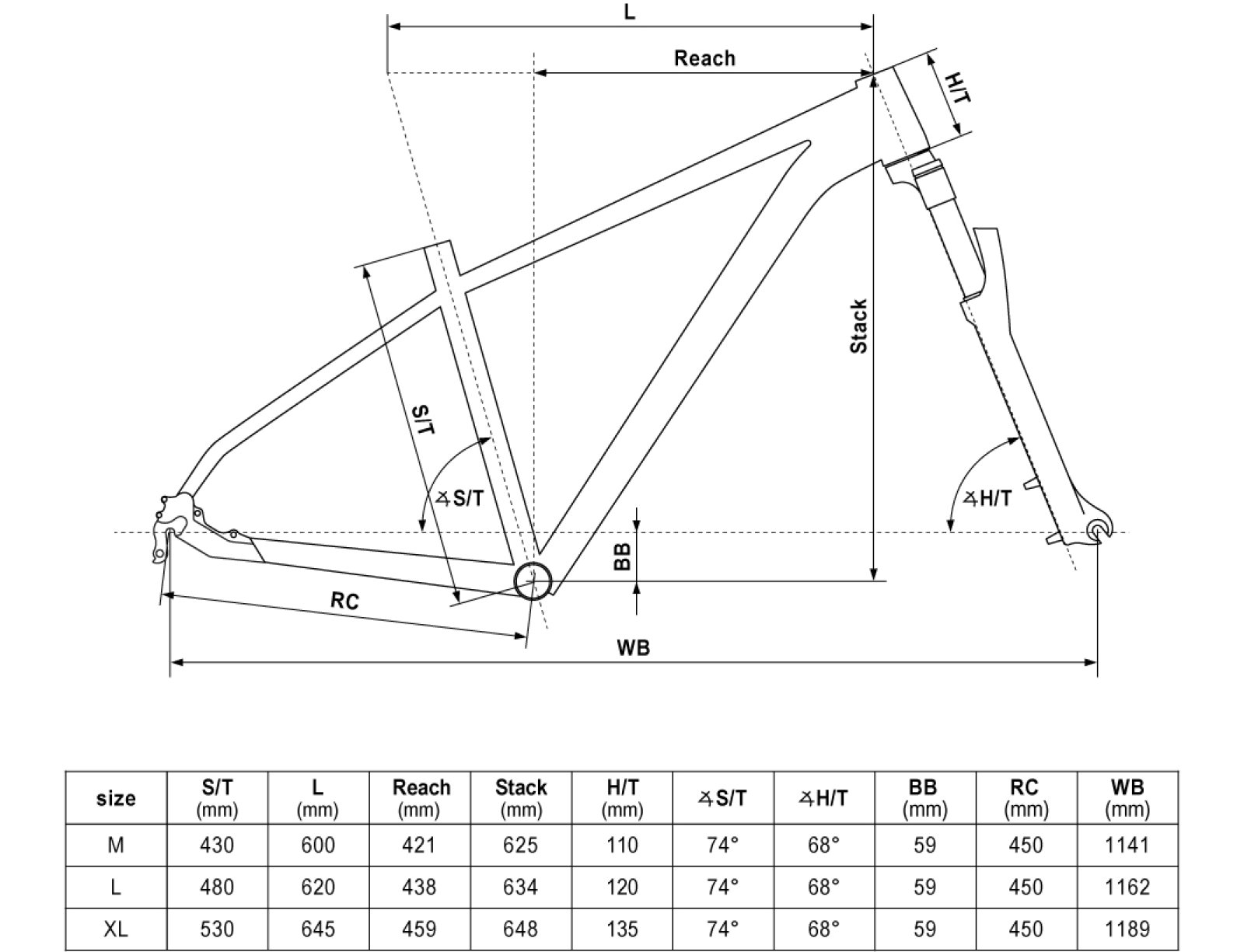 Geometria SPIDER X50 GRAPHITE GREY 29"