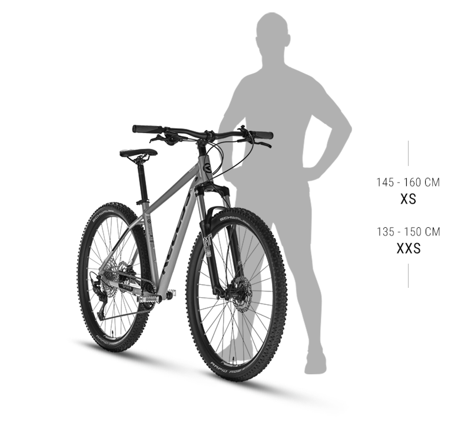 Veľkosť rámu SPIDER X30 CHROME GREY 26"