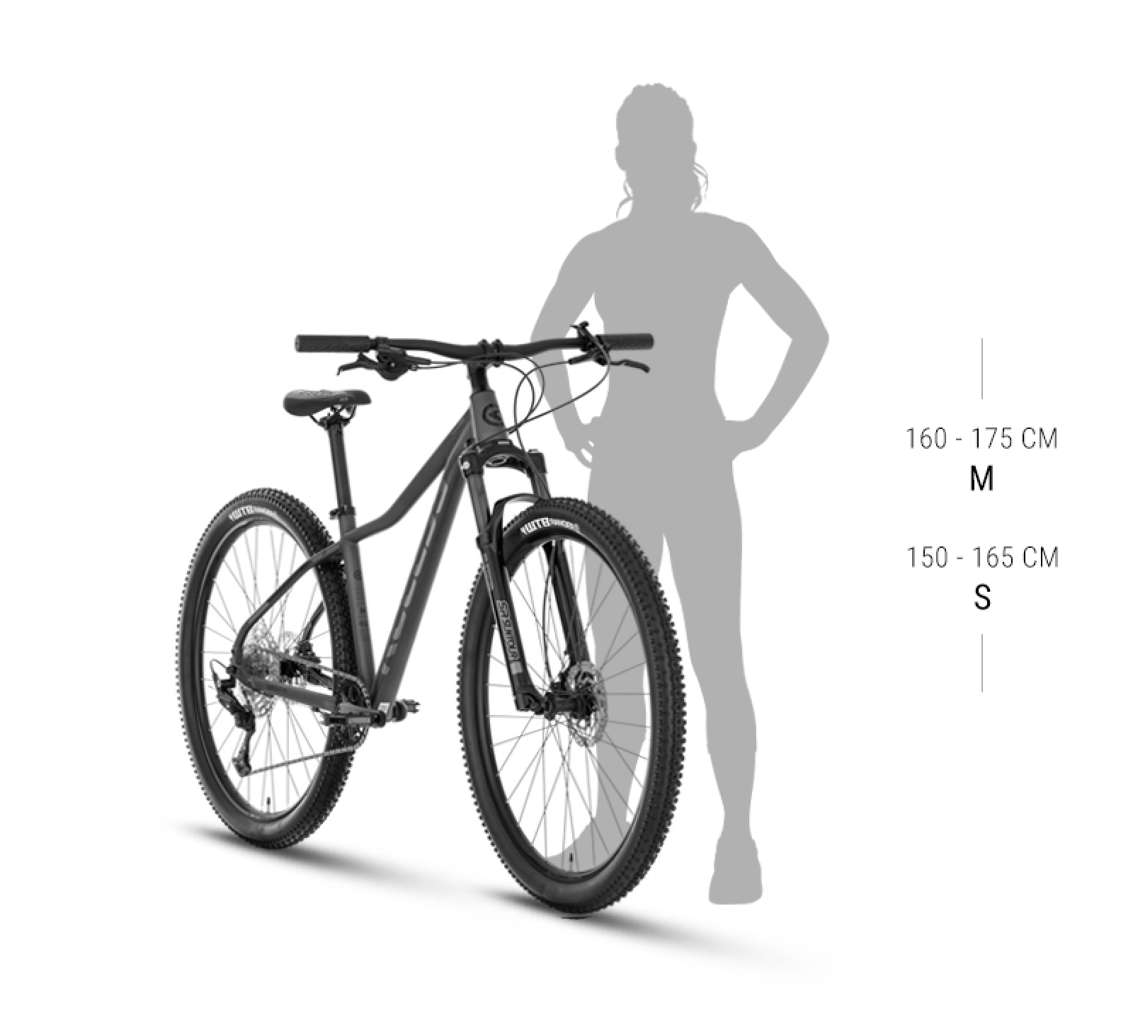 Veľkosť rámu VANITY X40 WHITE 27.5"