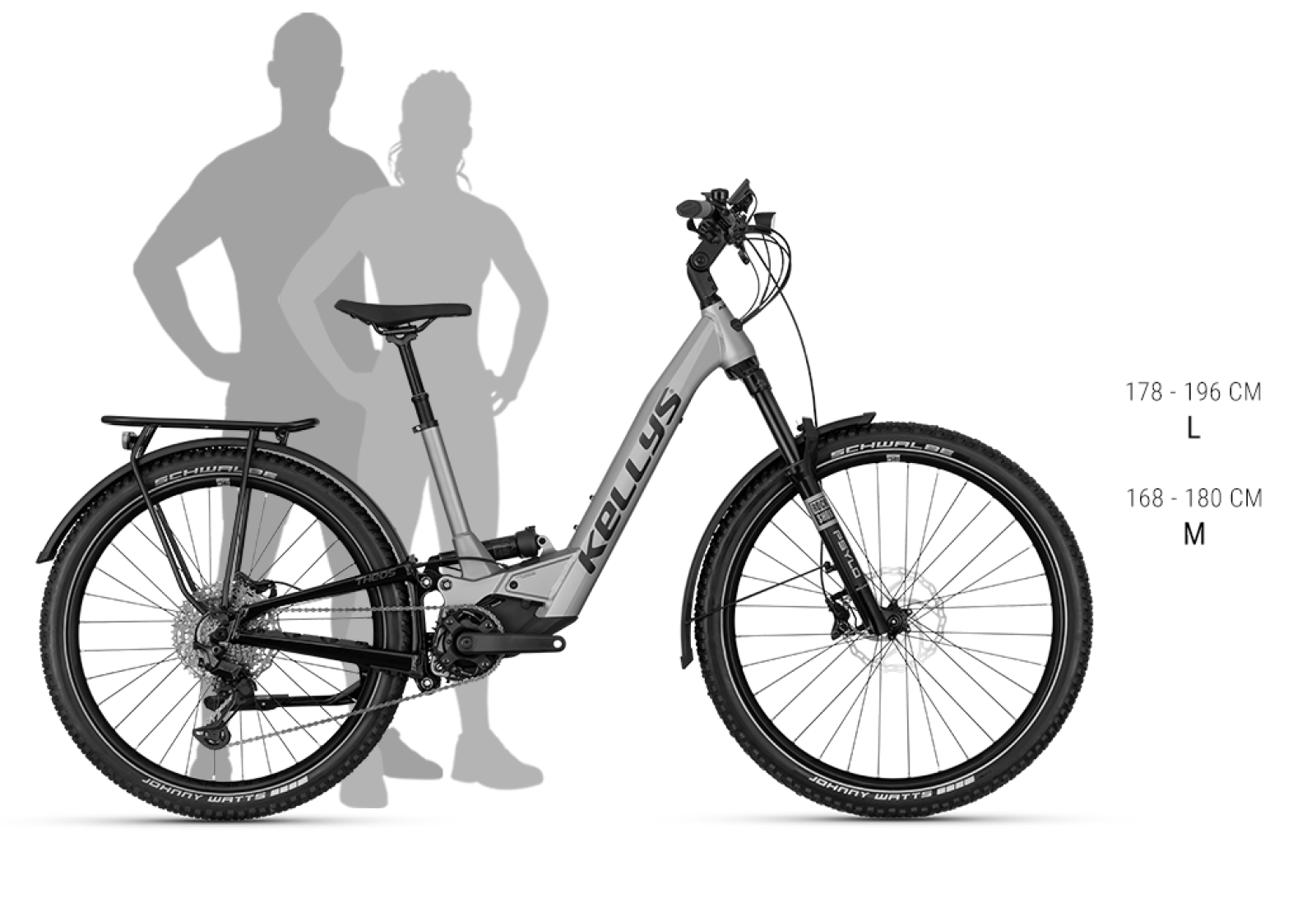 Veľkosť rámu THEOS RSE40 P SHADOW GREY 29/27.5" 725 Wh